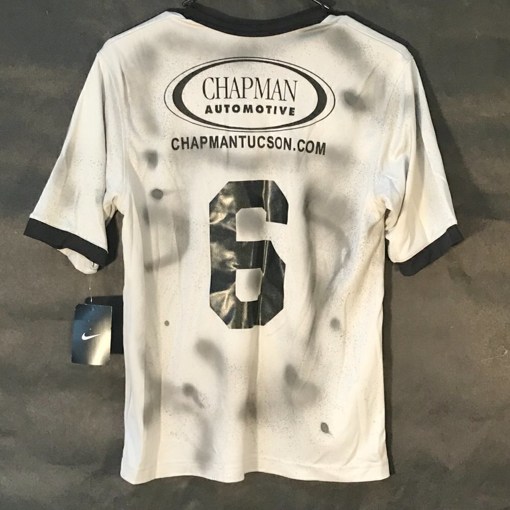 NWT NIKE Futbol Soccer Spay Paint Activewear Athletic Workout Jersey - Picture 12 of 12